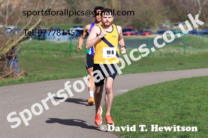Senior Mens 2026 NECAA Royal Signals Road Relays, Hetton Lyons Country Park, Hetton le Hole. Photo: David T. Hewitson/Sports for All Pics
